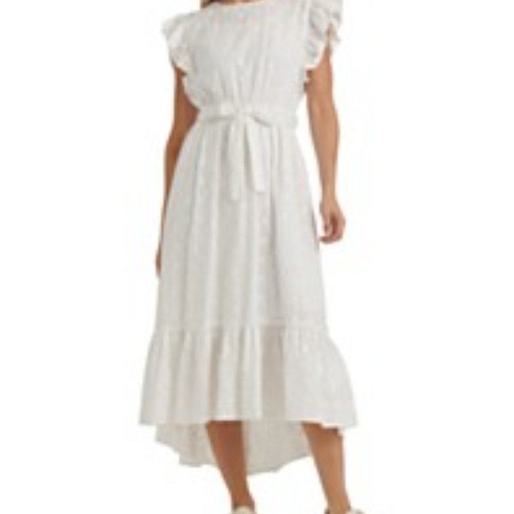 Lucky Brand Reese Flutter-Sleeve Dress